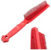 Двухсторонняя резиновая расческа GRO 5941 