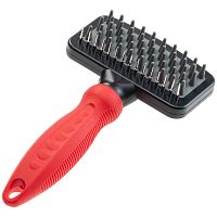 Расческа со щёткой для собак и кошек GRO 5936 